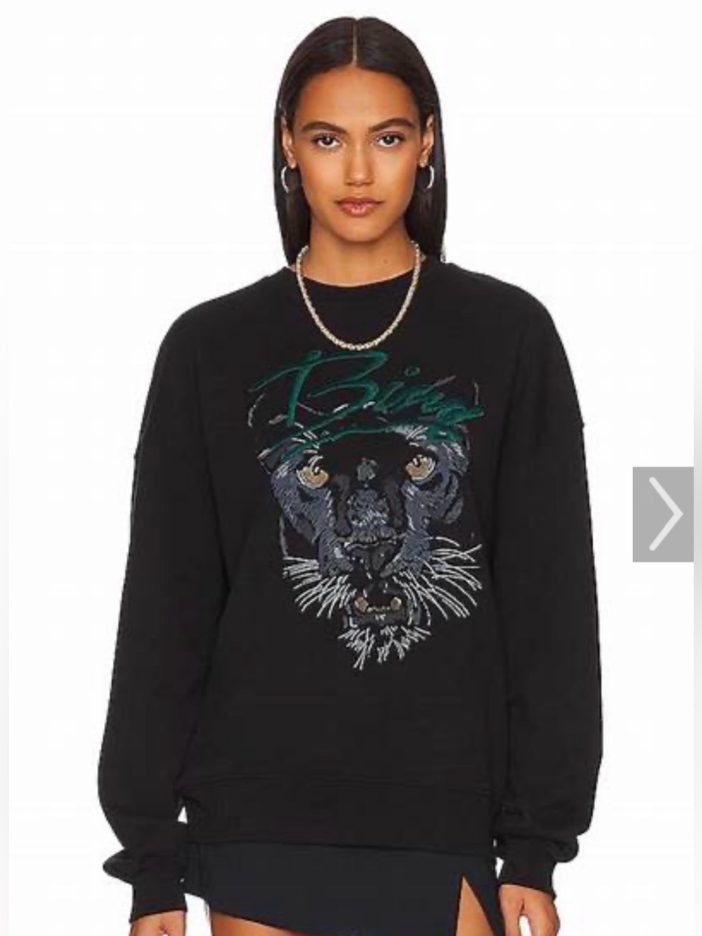 ANINE BING PANTHER SWEATSHIRT